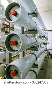 Installation Of Industrial Membrane Devices Water Treatment Based On Reverse Osmosis System