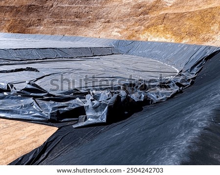Installation process of geosynthetics in industry and mining