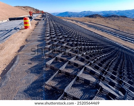 Installation process of geosynthetics in industry and mining