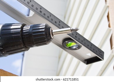 Installation Of A Siding On A House Against 