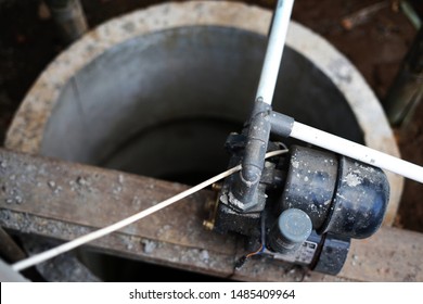 Installation Of Water Pump On Concrete Well