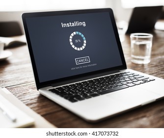 Installing Bar Load Waiting Indicator Concept