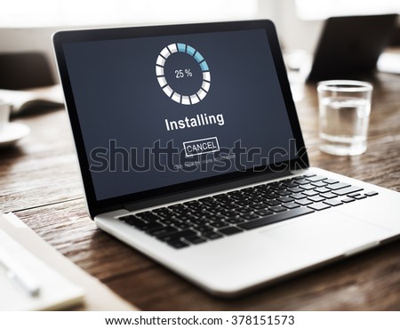 Installing Bar Load Waiting Indicator Concept