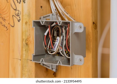 Installing Electric Sockets On Wall New Stock Photo 2133954495 ...