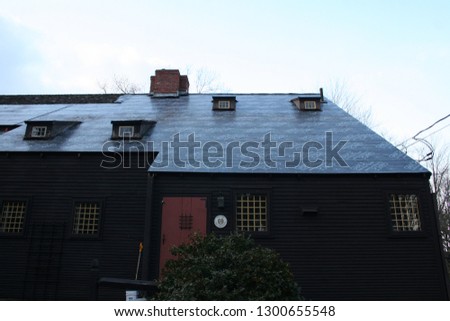 Installing a hand split cedar shake roof. ladders and staging. Underlayment ice and water shield and ventilation to old colonial  house