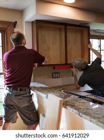 Installing Kitchen Cabinets