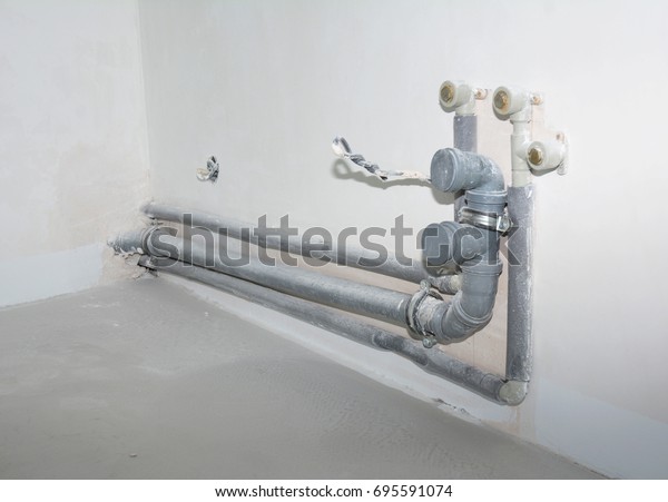 Installing Plumbing Kitchen Sink Replacing Repair Stock