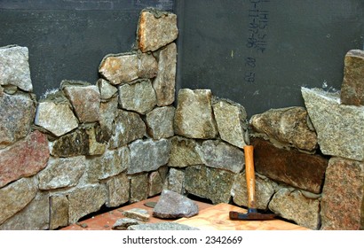 Installing A Stone Veneer Wall