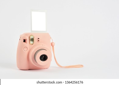 Instant camera on white - Shutterstock ID 1364256176