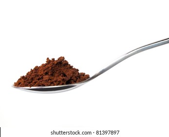 Instant Coffee In The Spoon