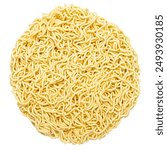 Instant noodle isolated on white background.