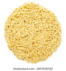 Instant noodle isolated on white background.