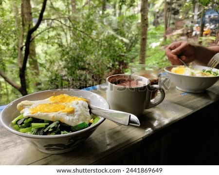 instant noodles with egg, in the middle of the forest

￼

￼



