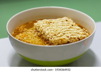 Instant Noodles (spicy)  In A Bowl, Fast Food, High Sodium.