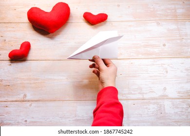 Instructions Step By Step. Do It Yourself At Home. Paper Airplane The Art Of Origami. DIY For Valentines Day. Our Paper Plane Made Of Simple White Sheet Is Ready. We Can Play And Enjoy. Step 7.