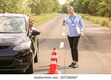 Instructor Conducting Driver Licence Test