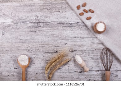 Instruments and ingredients for baking