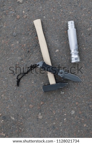 The instruments on the road