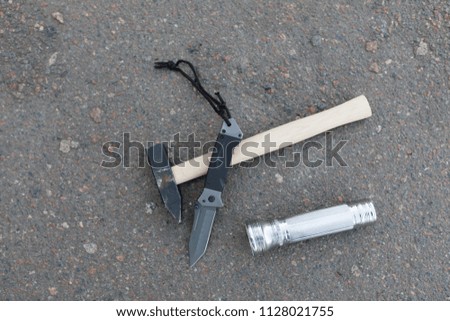 The instruments on the road