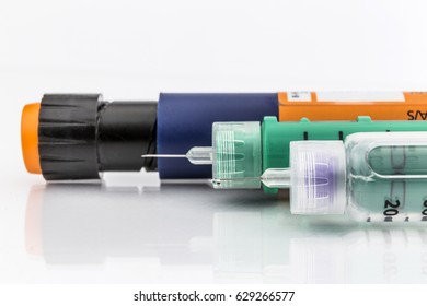 Insulin Injection Needle Or Pen For Use By Diabetics