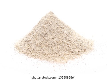 Integral Barley Flour Isolated On White Background