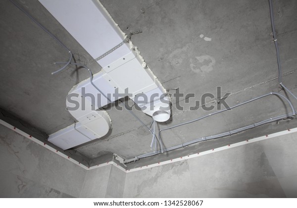 Integrated Builtin Air Conditioning System On Stock Photo