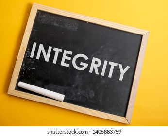 Integrity Business Motivational Inspirational Quotes Words Stock Photo ...