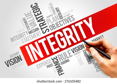 Integrity Word Cloud Business Concept Stock Photo 276105482 