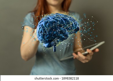 Intelligence Brain Ai Digtal 3d Artificial Intelligence