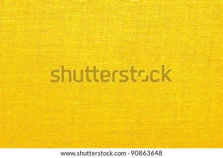 Intensive yellow fabric texture for background