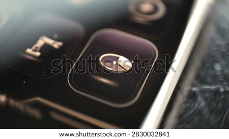 Interactive Analytics pie chart supports investment decisions Stock Photograph