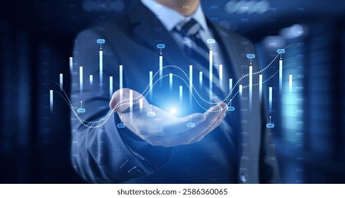 Interactive Financial Data Visualization with Trading Algorithms.