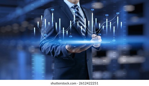Interactive Financial Data Visualization with Trading Algorithms.