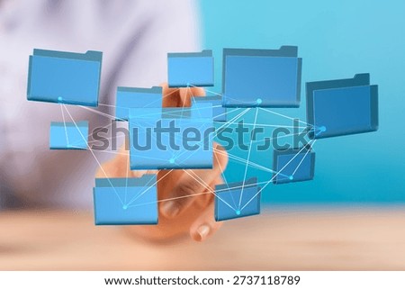 Interconnected Digital Files: Cloud Data Network
