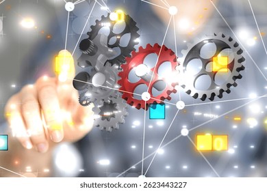 Interconnected Gears: Digital Network Technology