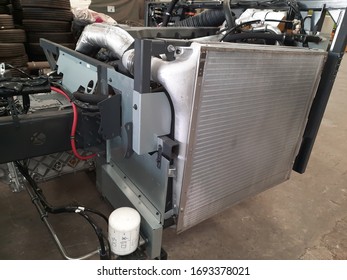 intercooler set for bus chassis
