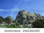 Interesting rock formations in the natural area of Sardinia.