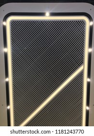 Interesting texture of ceiling