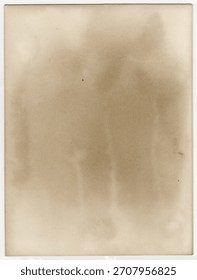 An interesting texture of old, soiled, and age-darkened paper. The unique vintage texture of old paper, approximately 60-70 years old. The natural beauty of genuine antique paper.