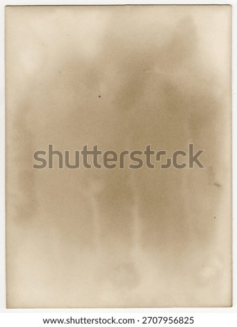 An interesting texture of old, soiled, and age-darkened paper. The unique vintage texture of old paper, approximately 60-70 years old. The natural beauty of genuine antique paper.