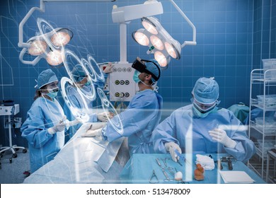 interface against surgeons performing operation activity in room