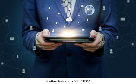 Interface data load to the cloud to mobile computer.