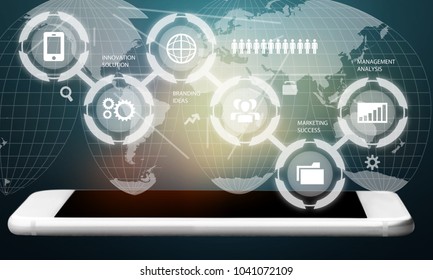 Interface financial application