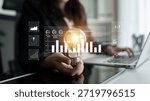An interface for financial data analysis and stock market reporting. A collection of charts for tracking trends, performance, and investment data. Motif
