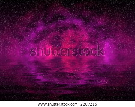 Intergalactic mist - Deep Space Nebula details and clouds