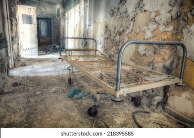 Interior Abandoned Building Rubble Debris Deserted Stock Photo ...