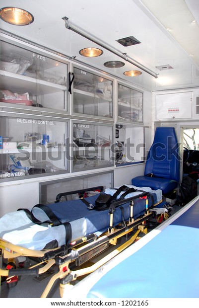 Interior Ambulance Stock Photo Edit Now 1202165
