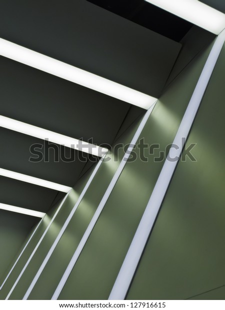 Interior Architectural Abstract Ceiling Lights White