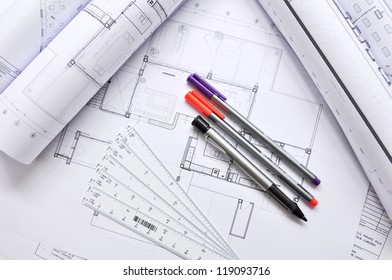 interior and architectural drawing