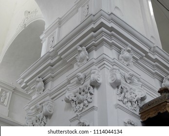 Interior Architecture Of Ukrainian Baroque Column